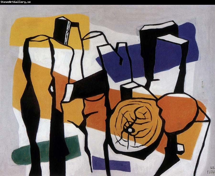 Fernard Leger The bole on the gray background